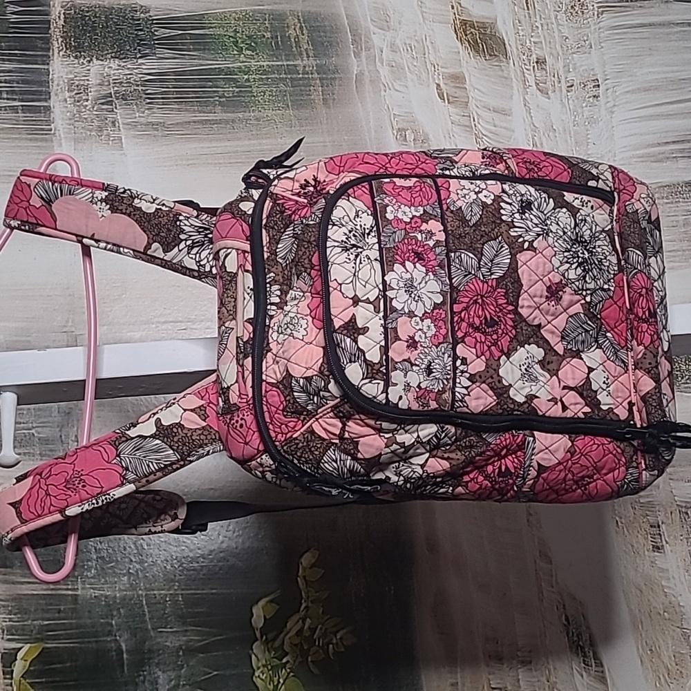 Vera Bradley classic colorful paisley floral quilt pattern laptop backpack
